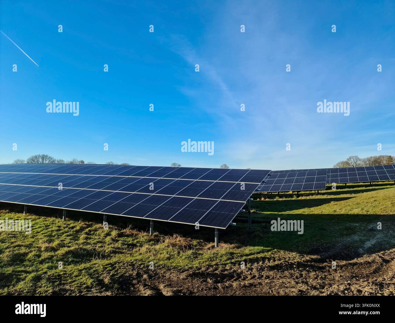 Vast solar panel field under hi-res stock photography and images - Alamy