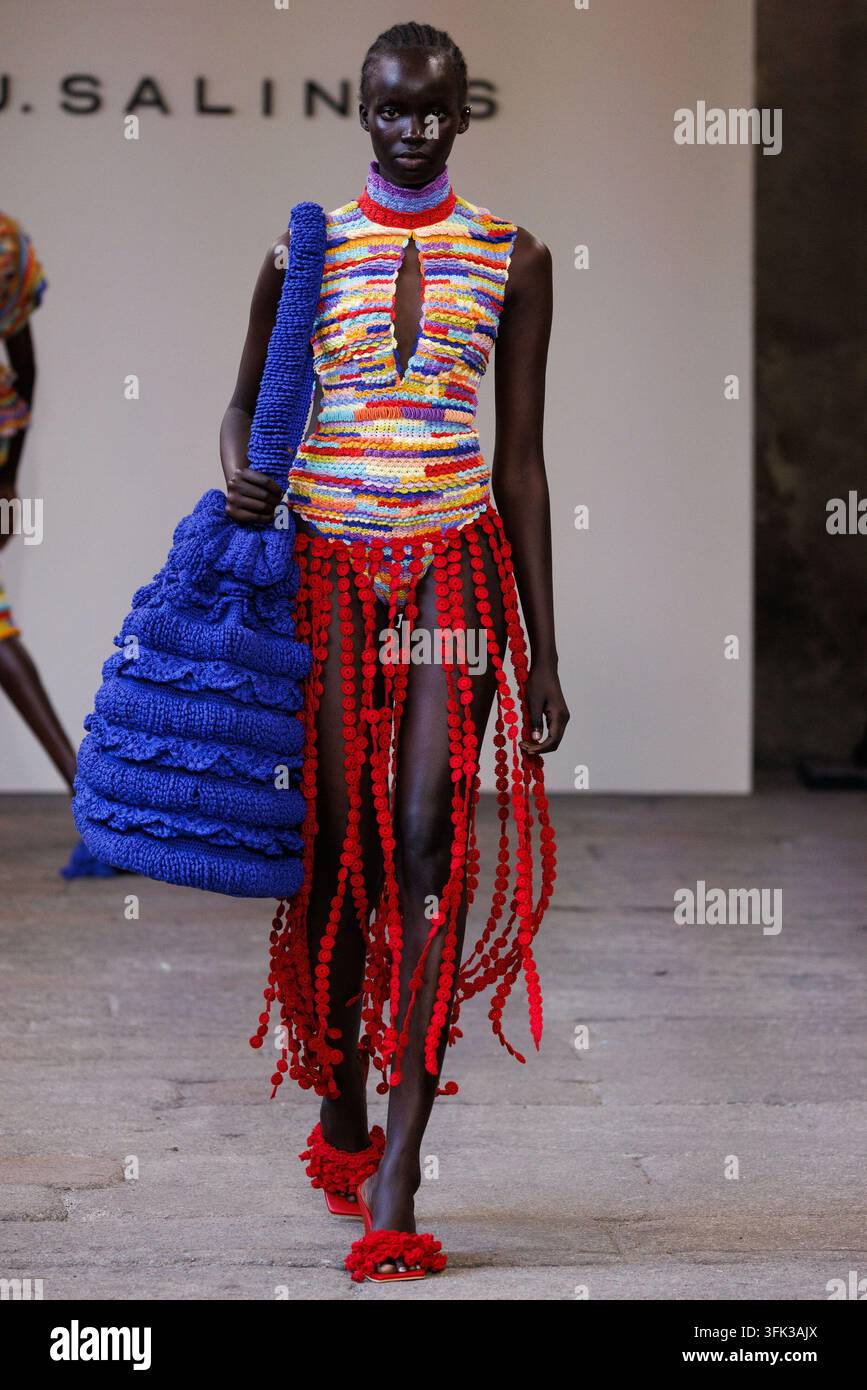 Compressed Spring Vector IPA88842756 - Milan, Milan Women’s Fashion Week Spring/Summer 2027 ...