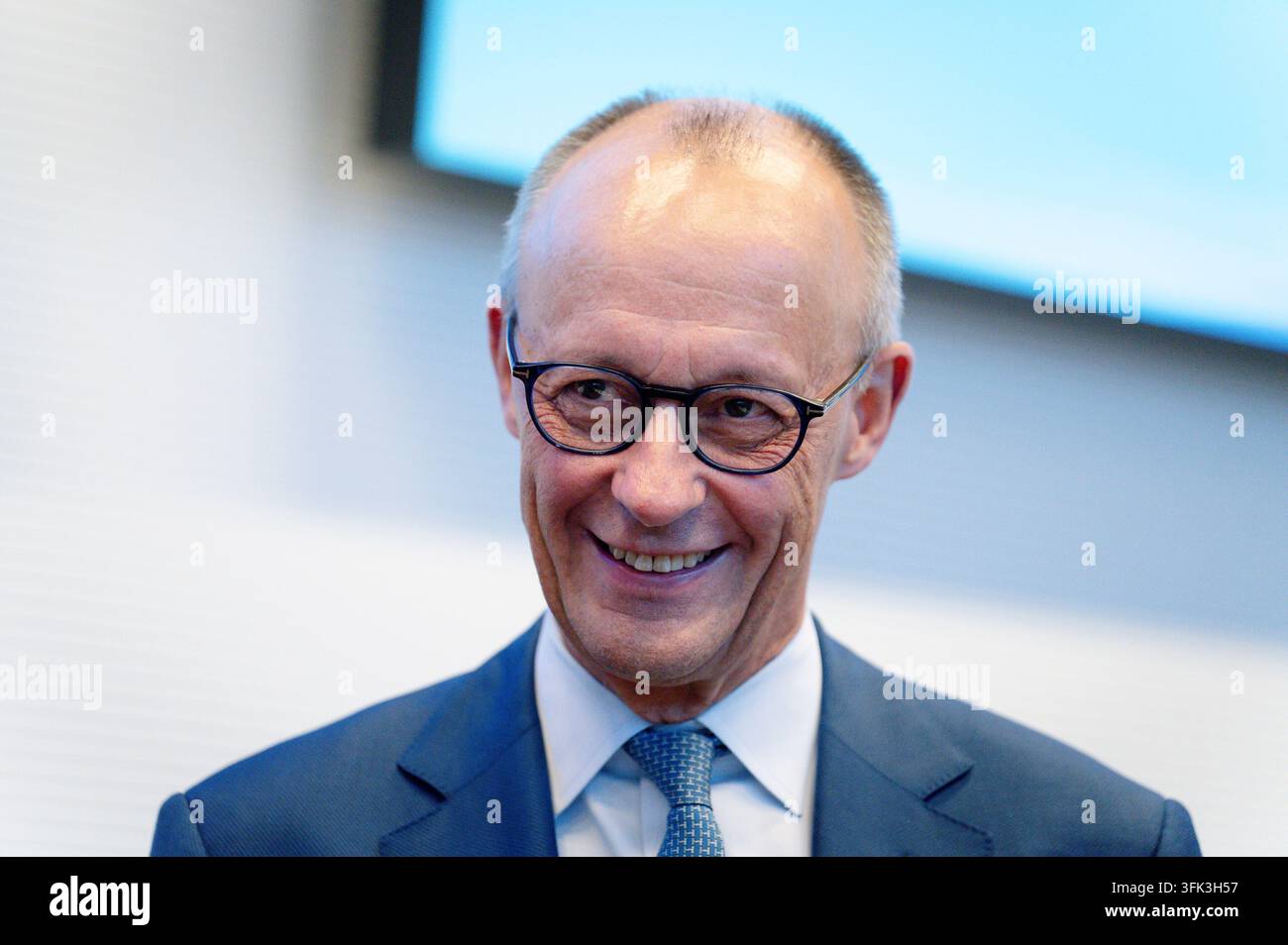 Friedrich Merz in the faction meeting of the CDU/CSU parliamentary ...