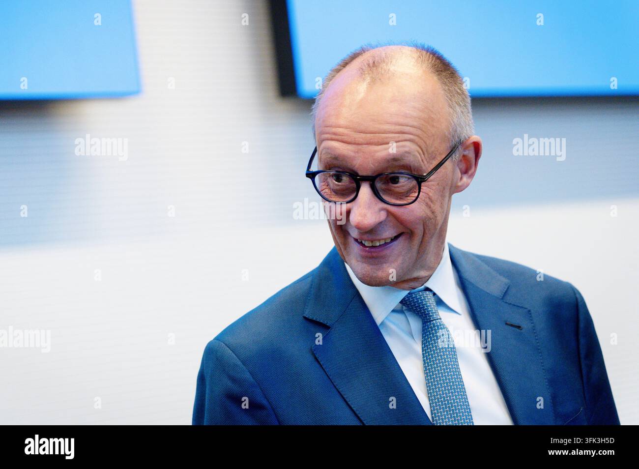 Friedrich Merz in the faction meeting of the CDU/CSU parliamentary ...