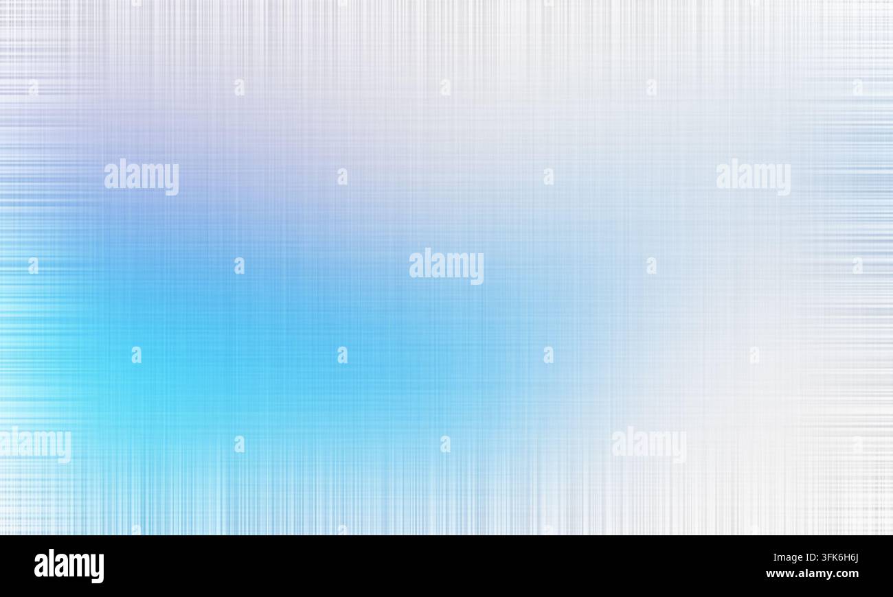 Abstract soft light blue and white textured background with a fine woven line pattern creating a gentle gradient effect. Stock Photo