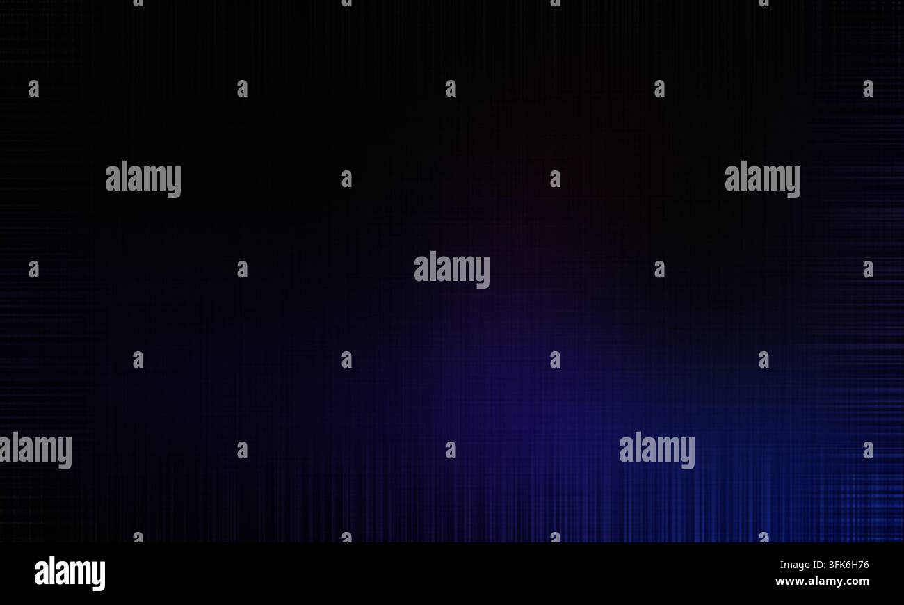 Abstract dark blue and black textured background with fine vertical and horizontal lines creating a subtle grid pattern. Stock Photo