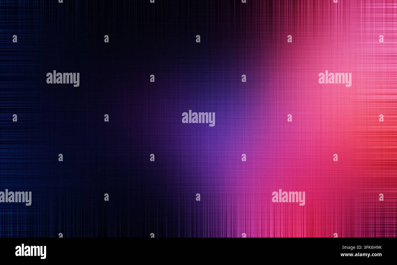 Abstract dark textured background featuring vibrant pink and blue gradient lighting with a woven pattern effect. Stock Photo