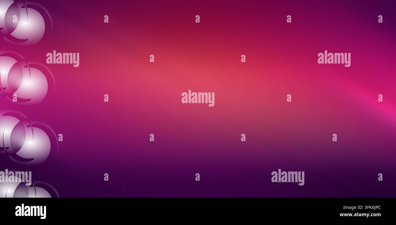 Glowing cyan magenta eclipse rings hi-res stock photography and images ...