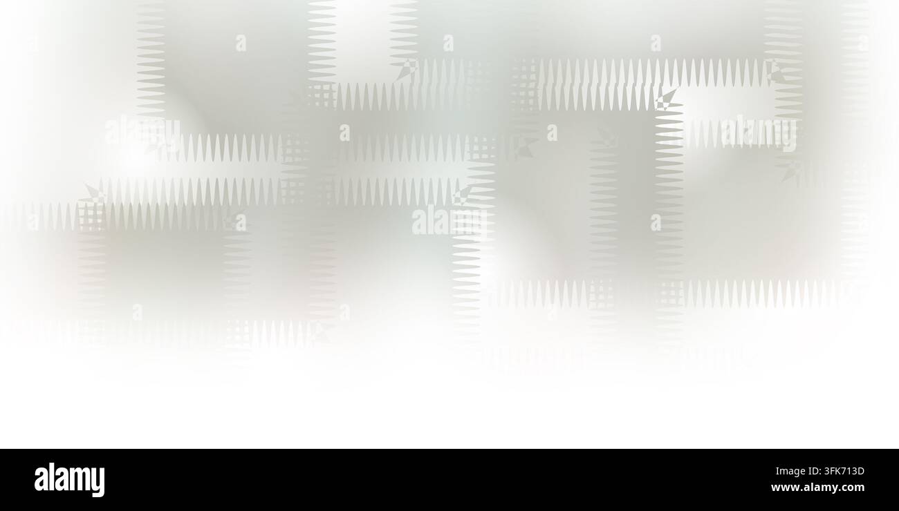 Light abstract background featuring geometric patchwork shapes and subtle fading effects Stock Photo
