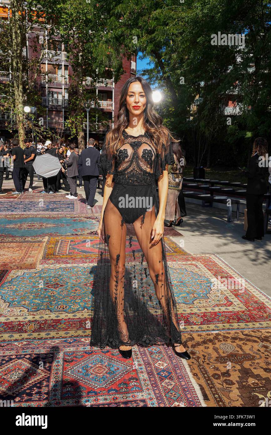Compressed Spring Vector IPA88865865 - Milan, Milan Women’s Fashion Week Spring/Summer 2027 ...