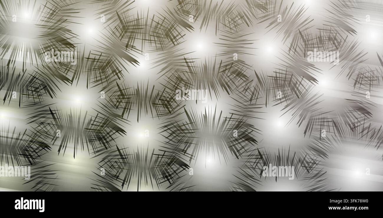 Abstract background with geometric starburst patterns and soft gradient lighting Stock Photo