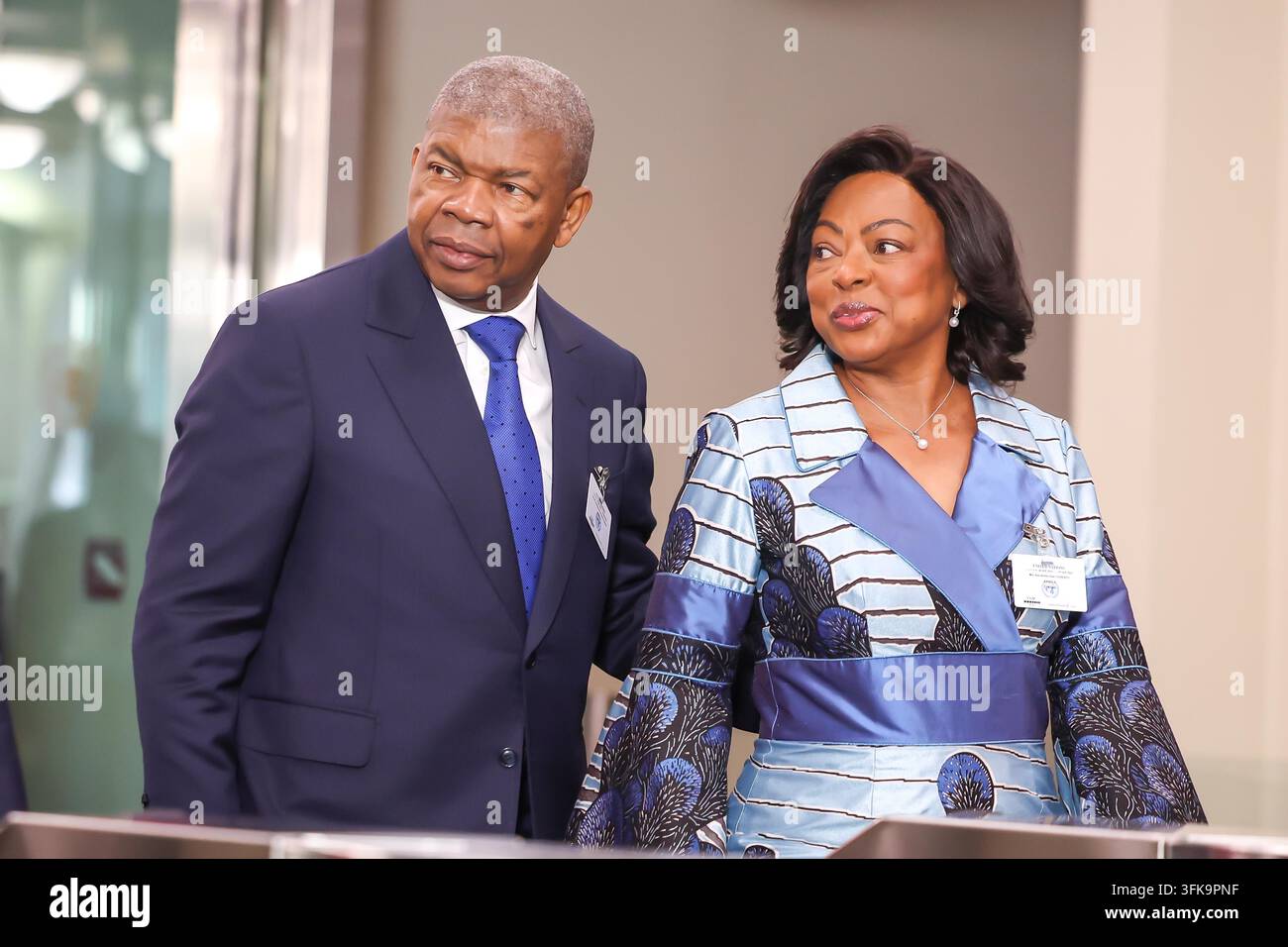 João Manuel Gonçalves Lourenço, President of Angola, arrives for the ...