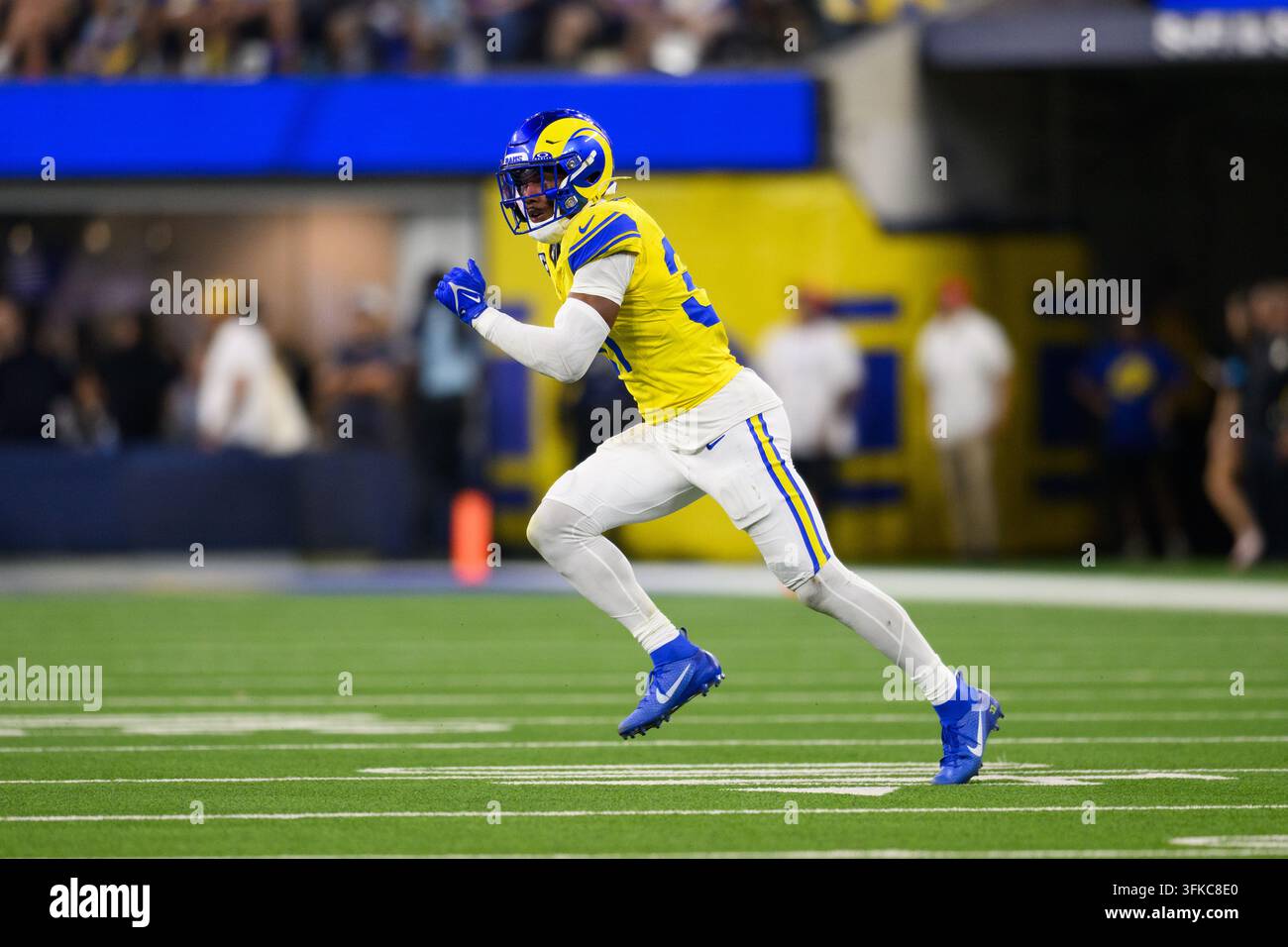 Nfl Rms Logo Los Angeles Rams safety Quentin Lake (37) runs during an NFL football ...