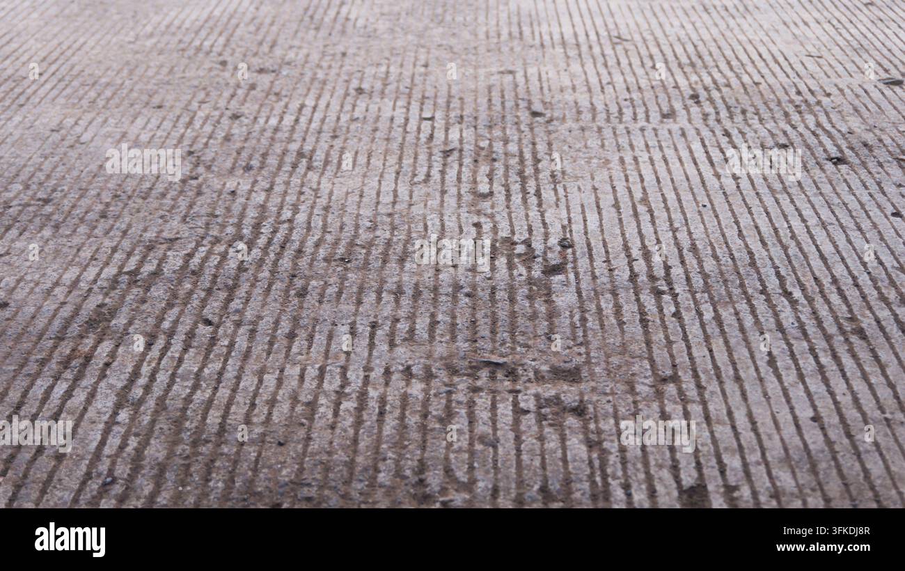 Grey cement floor texture, industrial concrete pavement surface Stock Photo