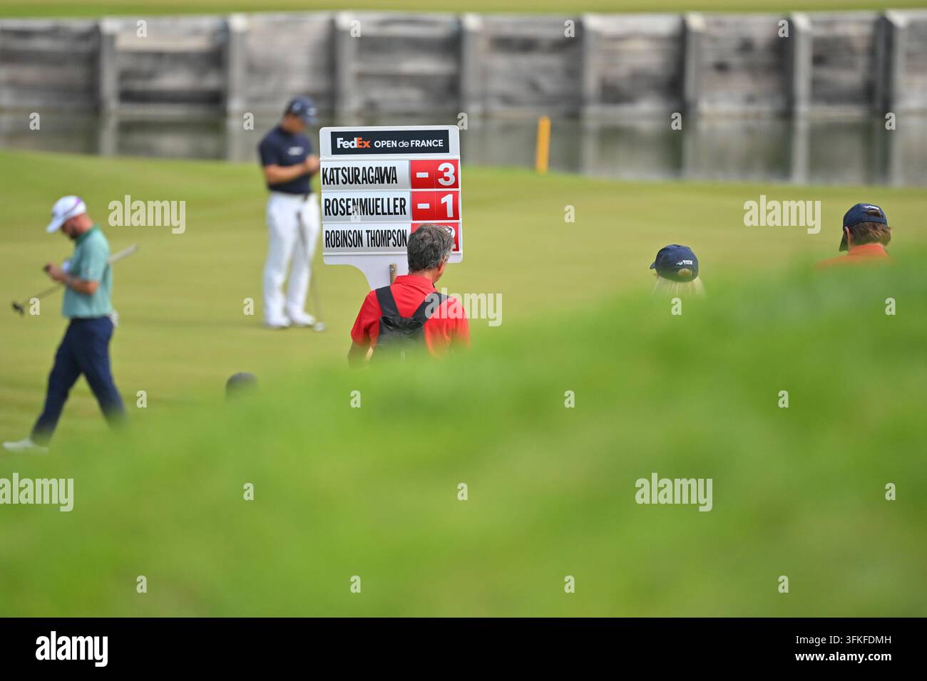 Illustration of the FedEx French Open 2026 day 1 at Le Golf National on ...