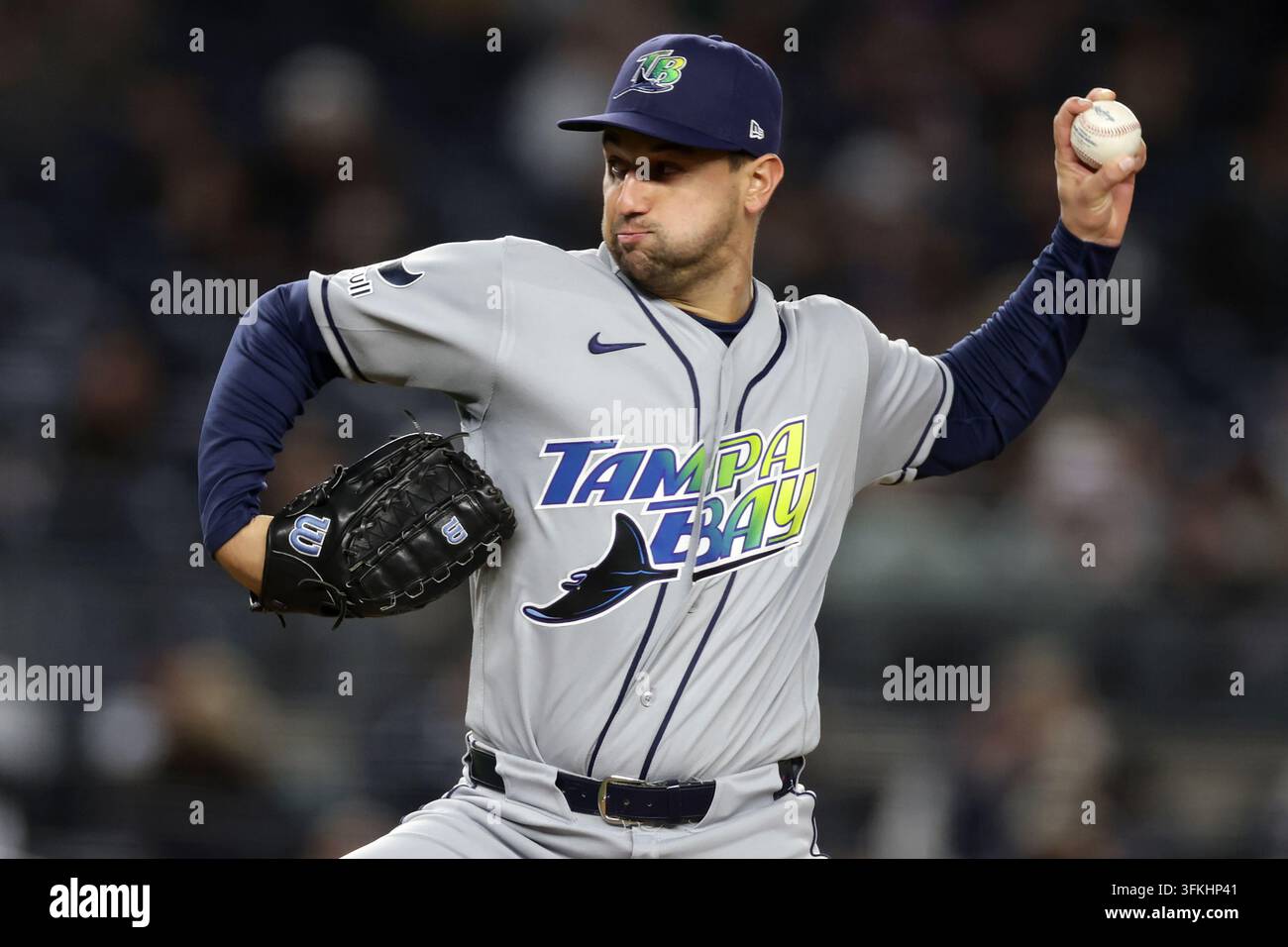 Tampa Bay Rays Pitcher Ian Seymour Throws During The First Inning Of A Tampa Bay Rays Pitcher Ian Seymour Throws During The First Inning Of A Baseball Game Against The New York Yankees Thursday Sept 24 2026 In New York Ap Photoadam Hunger 3FKHP41 
