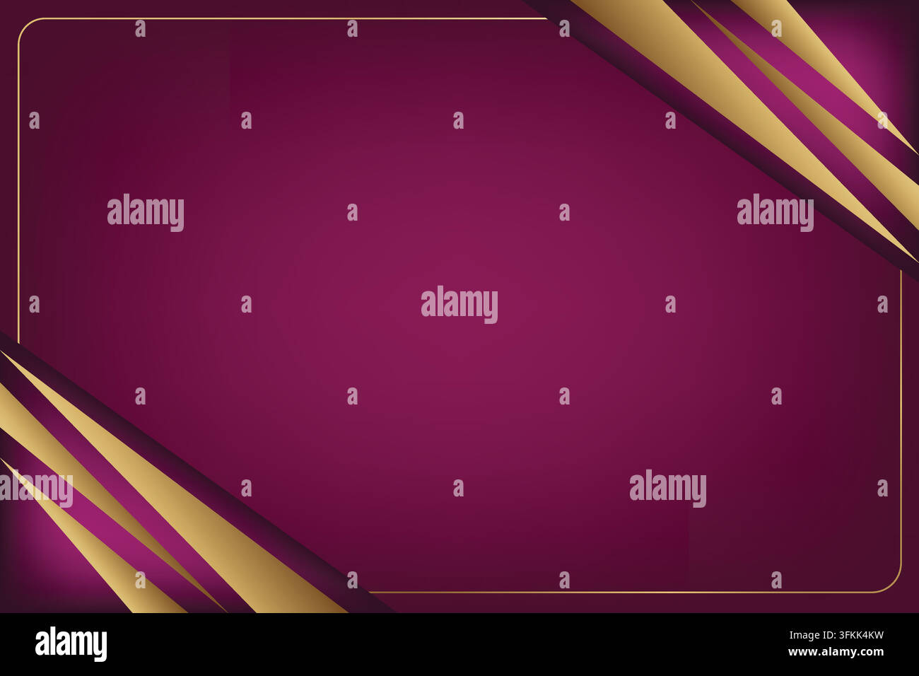 Luxury modern 3D abstract background featuring rich purple and golden ...