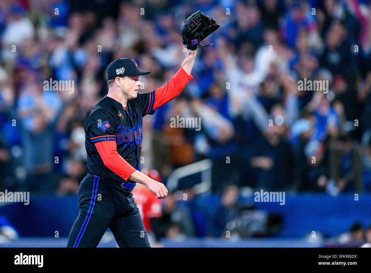 TORONTO, ON - SEPTEMBER 25: Toronto Blue Jays Relief Pitcher Louis ...