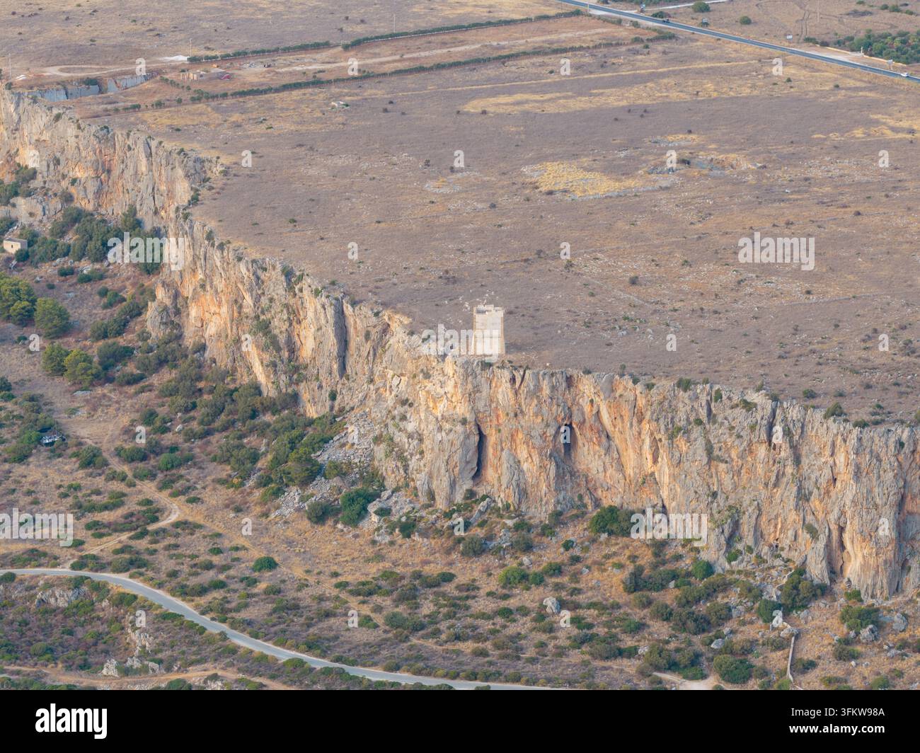 Aerial view of Riserva Naturale Orientata dello Zingaro featuring ...