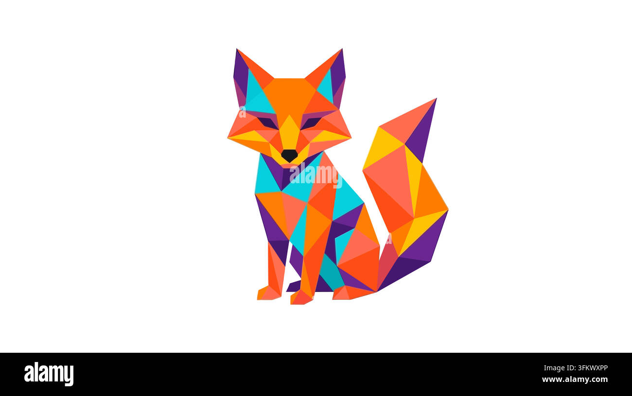urious wolf mascot logo vector, aggressive alpha werewolf esport design Stock Vector