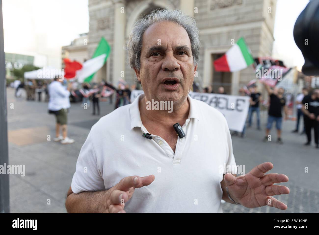 IPA89001939 - Milan, September 26, 2026, Piazza 25 Aprile: Forza Nuova ...