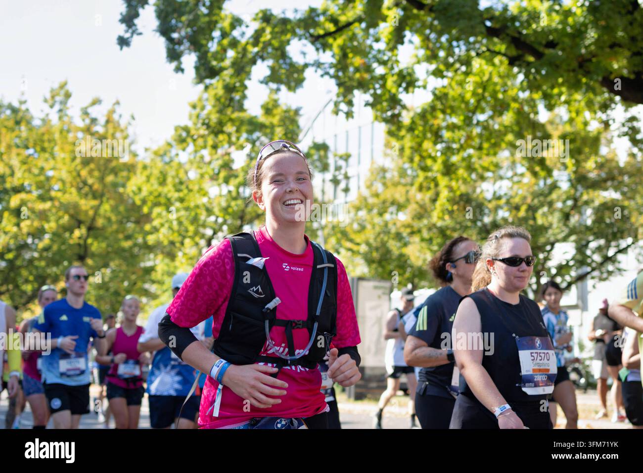 Berlin,27.09.2026, 52.BMW BERLIN-MARATHON,Impressionen vom Kilometer 31 ...