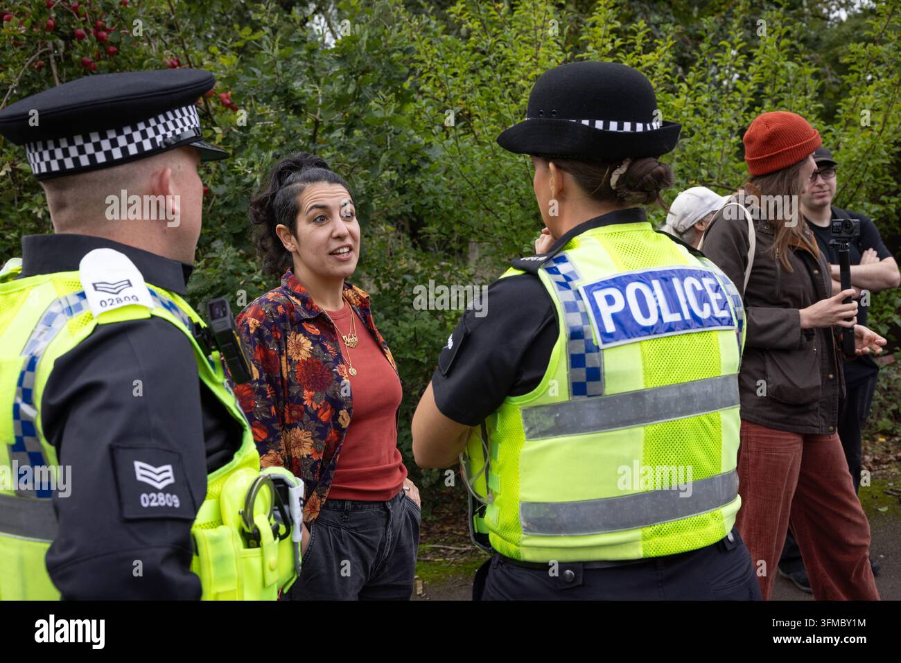 RIGHT TO ROAM : UK campaigner Nadia Shaikh took part in a mass trespass ...