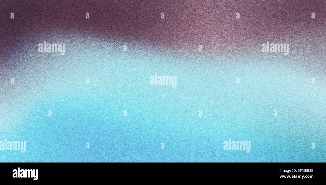 Abstract gradient background blending purple and blue with grainy soft texture Stock Photo