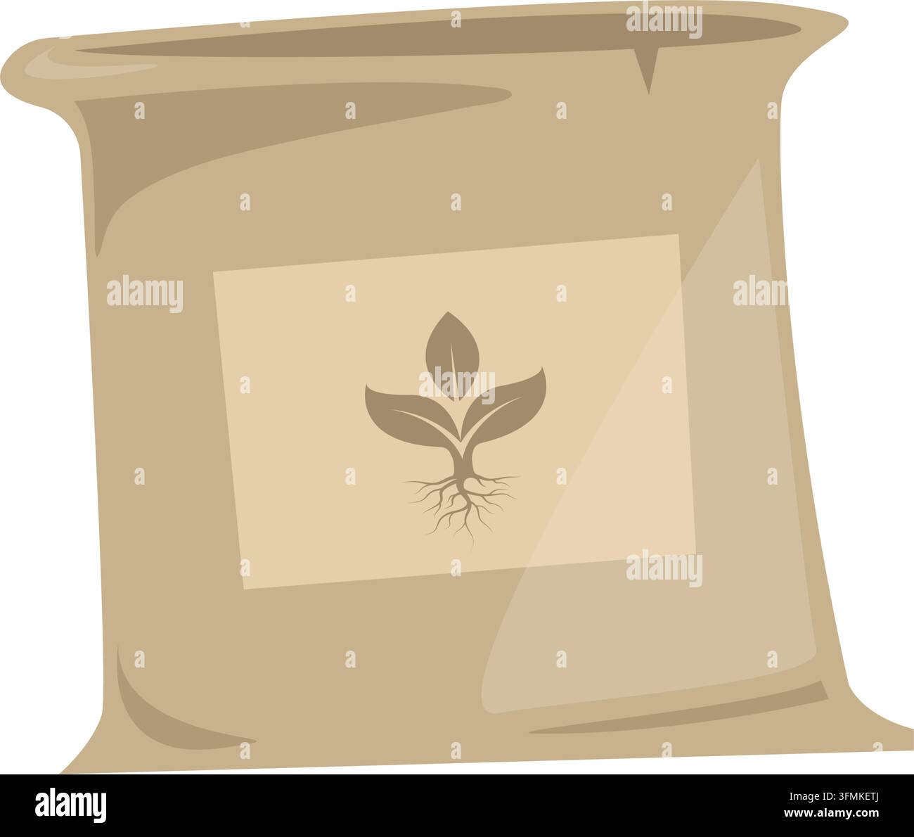 plant fertilizer sack vector element design Stock Vector