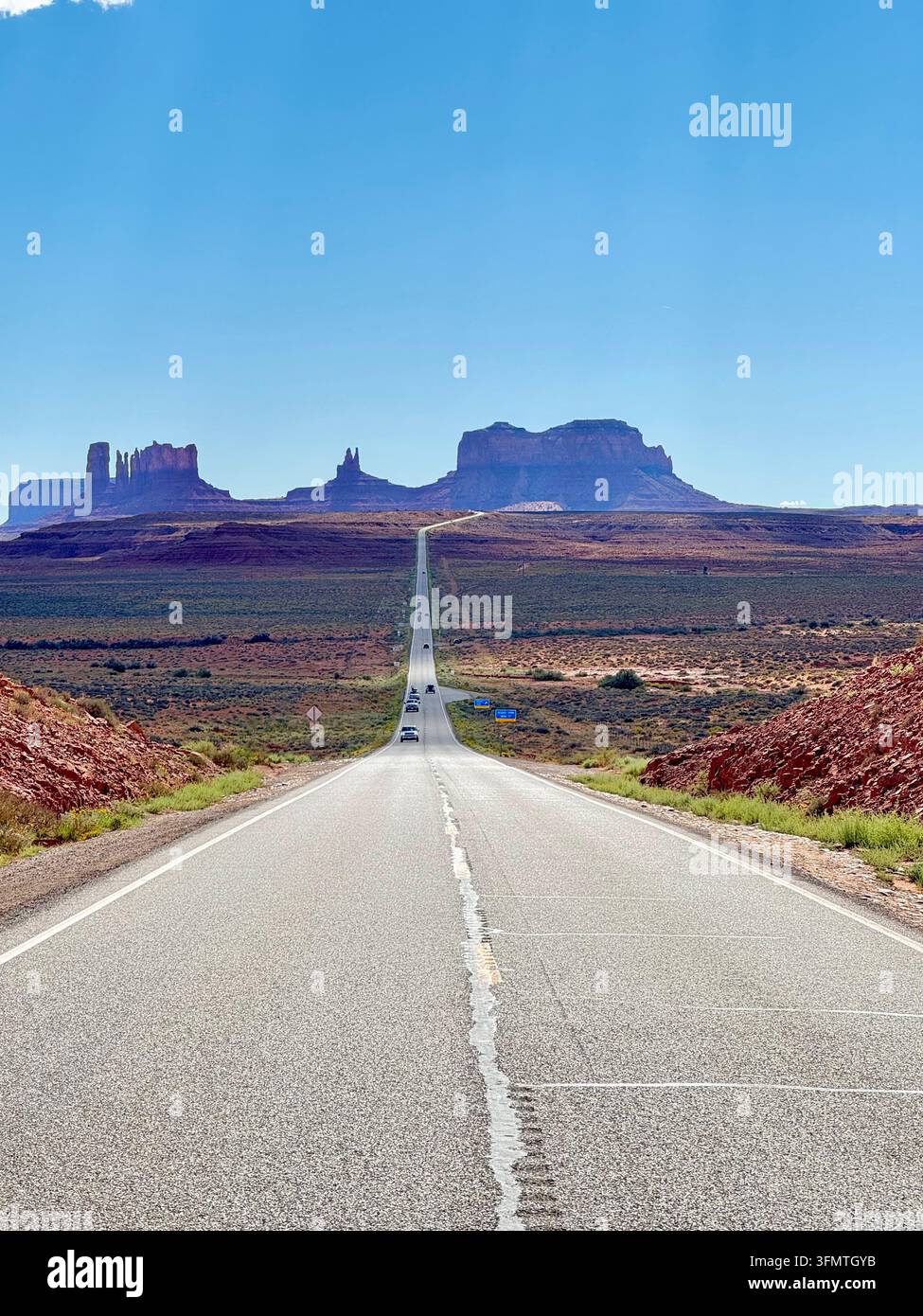 Forrest Gump Point - Mexican Hat - Smartphone Captured Stock Image