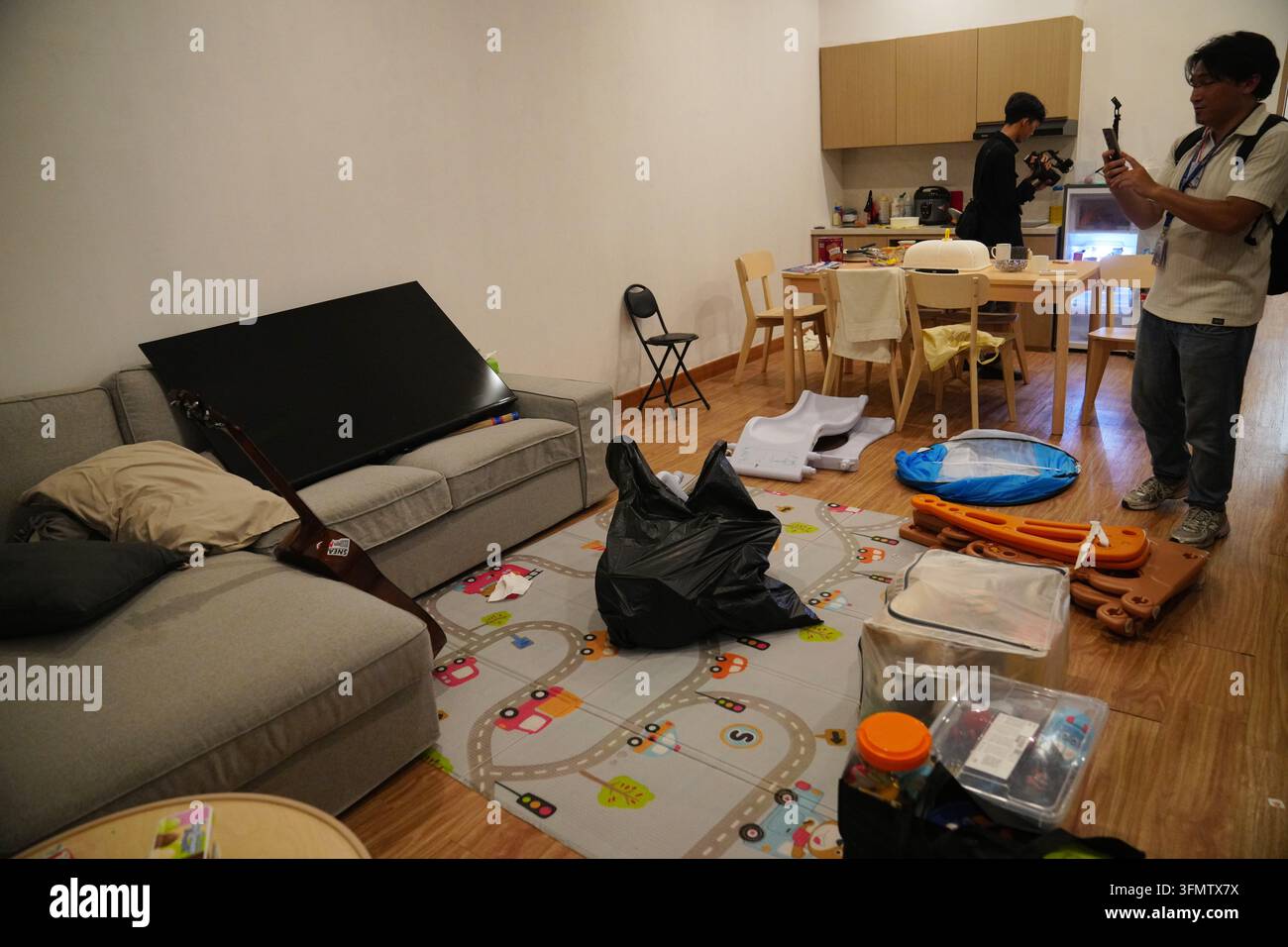 Journalists photograph a controversial luxury compound inside a ...