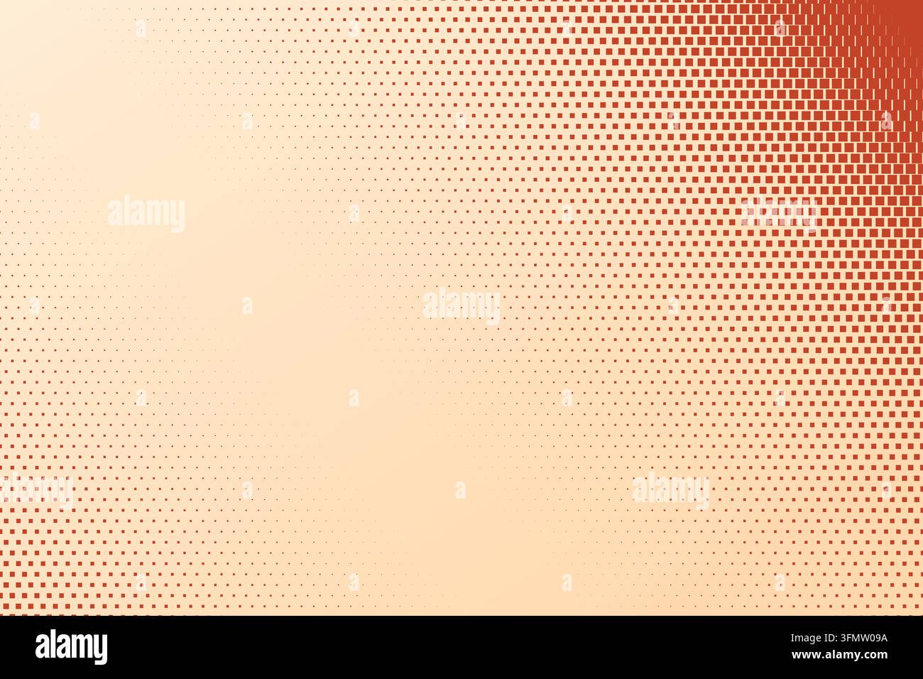 Abstract Halftone Dot Gradient Background with Colorful Fade, Pixel Texture and Modern Graphic Pattern Stock Vector