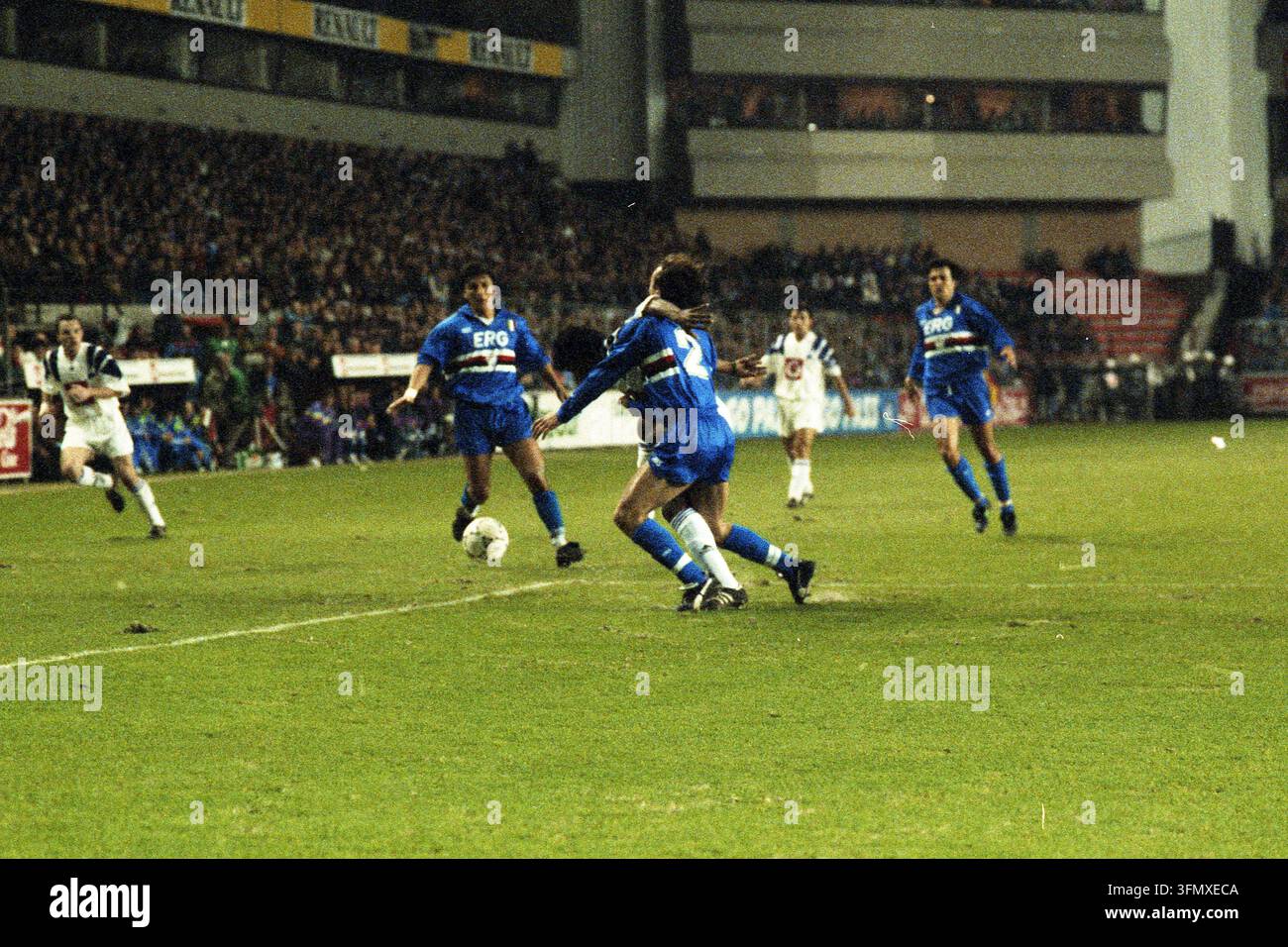 the UEFA Europa Cup game between RSC Anderlecht and Sampdoria, 5 March ...