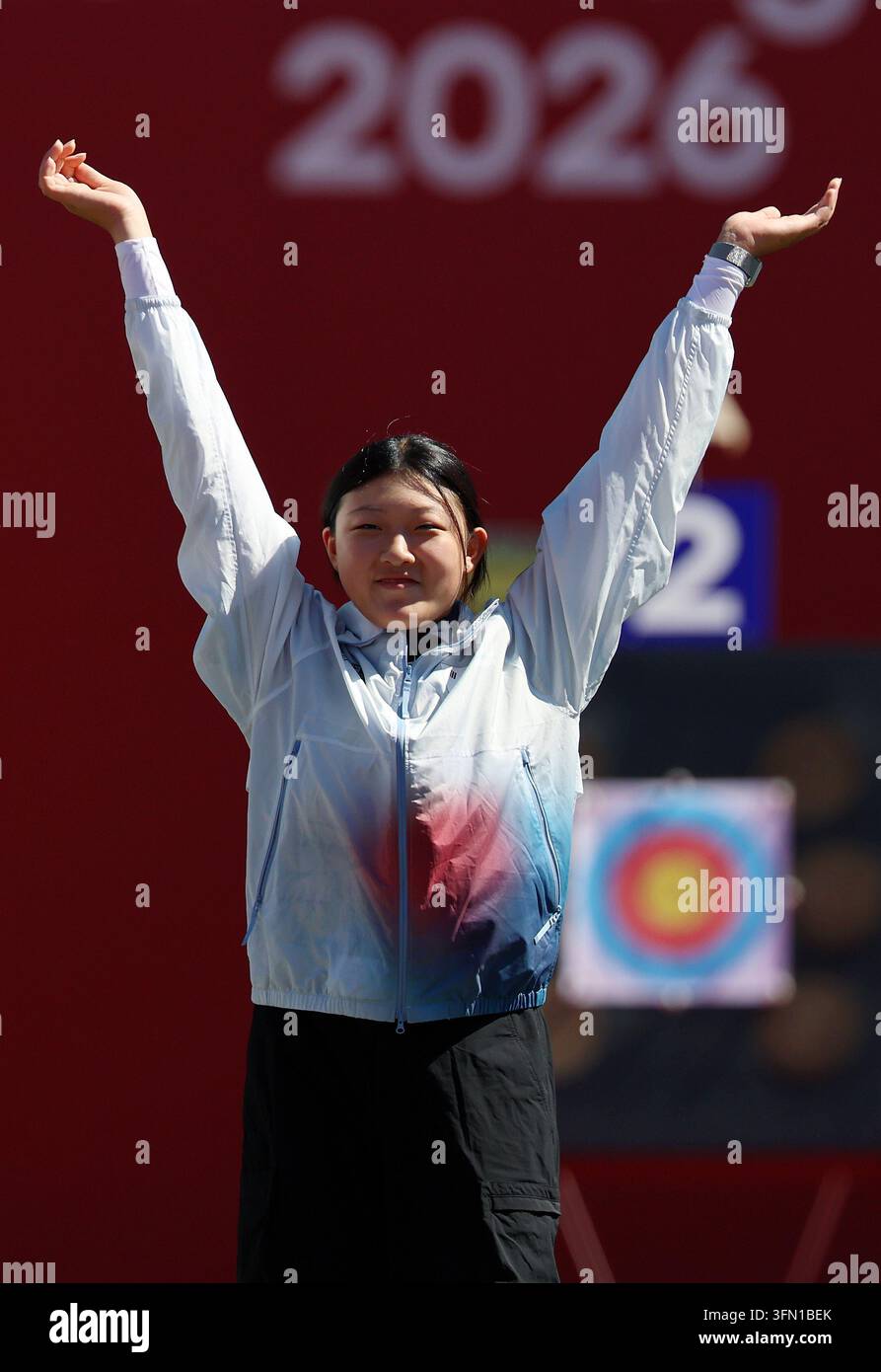 01st Oct, 2026. Kang Yeon-seo wins women's individual bronze in ...