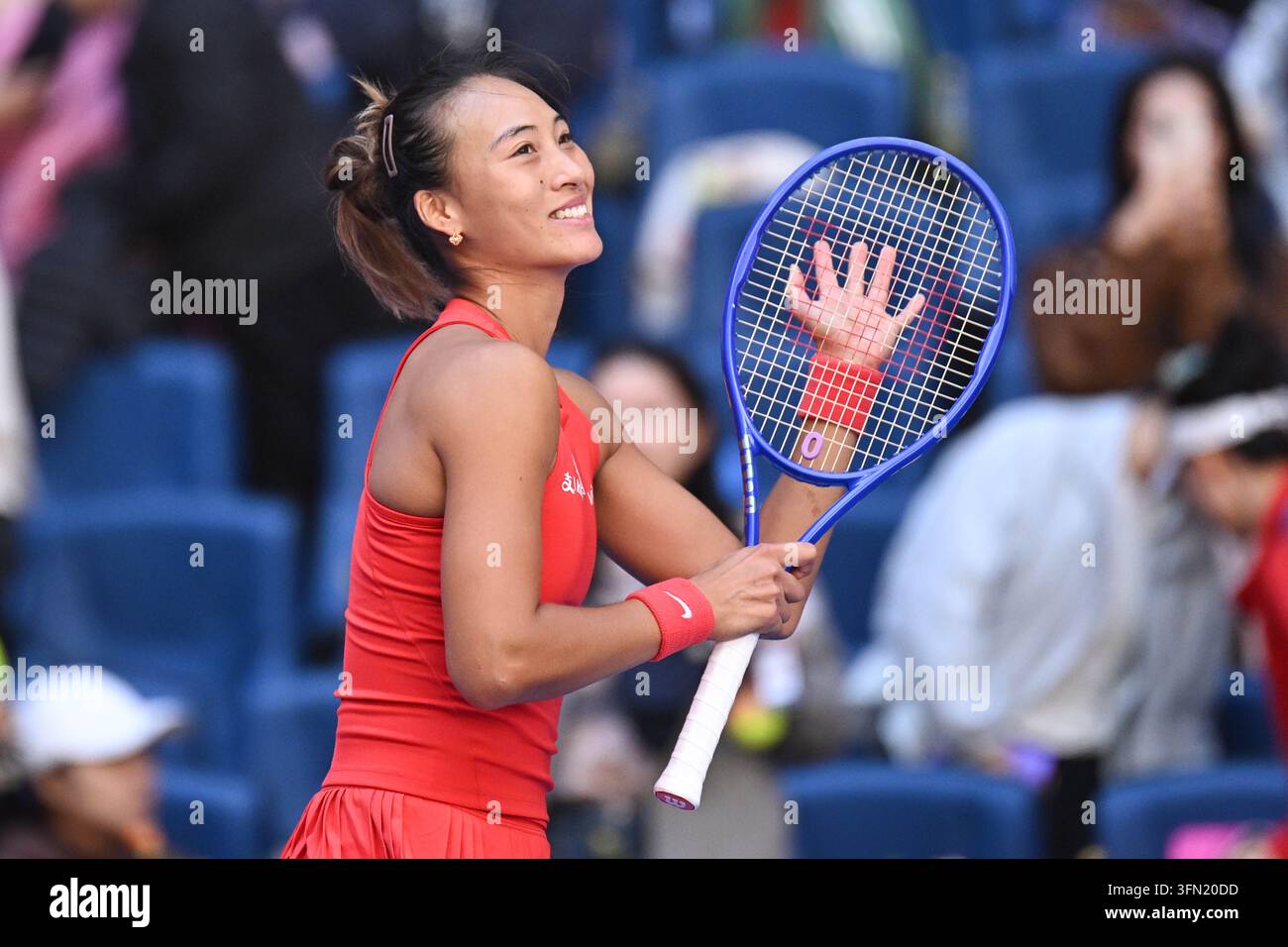 Beijing, China. 1 October, 2026. Qinwen Zheng during the Day 4 of China ...