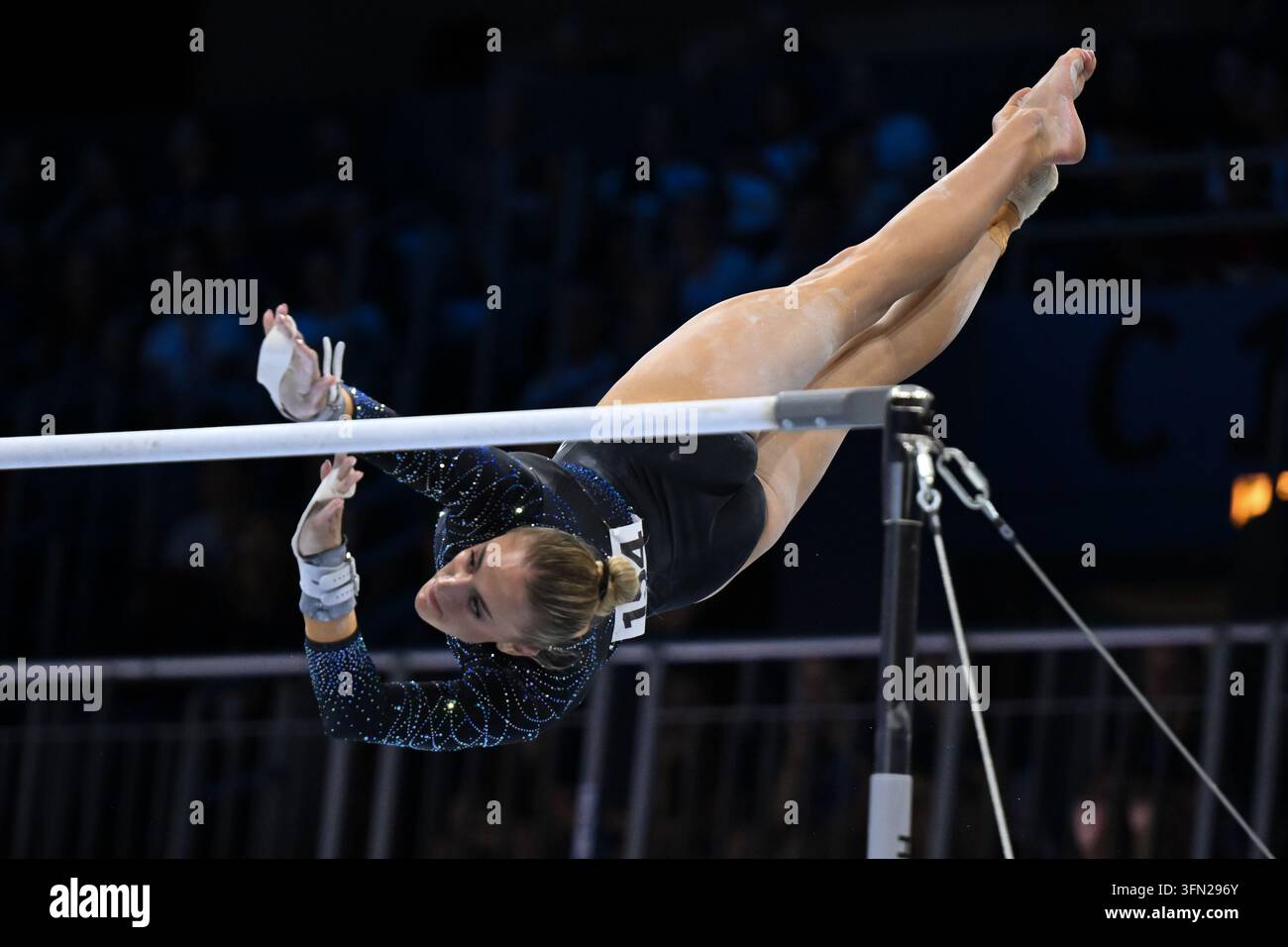 August 16, 2026, Zagreb, Croatia: RUBY STACEY competes on the uneven ...