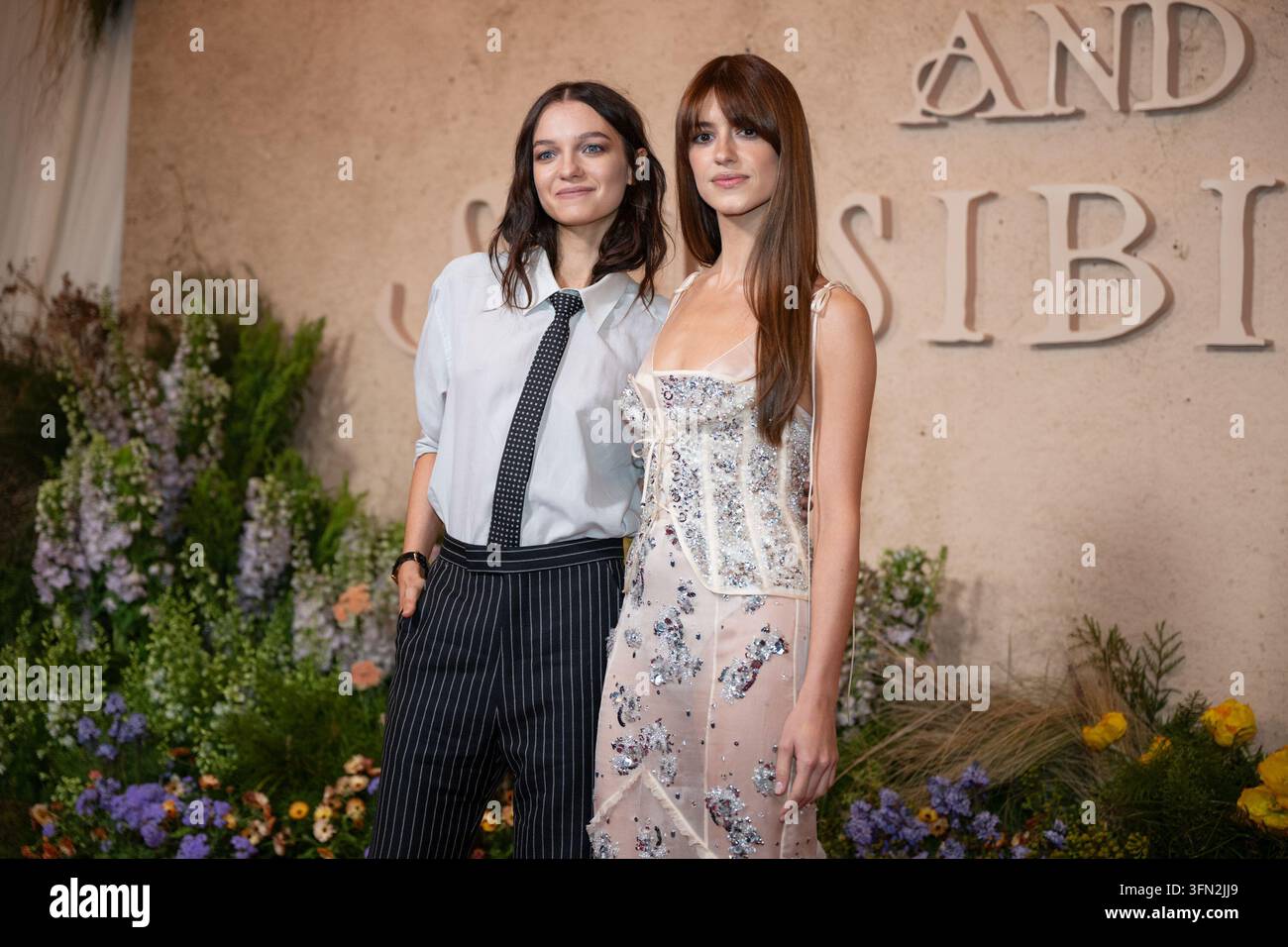 Esmé Creed-Miles and Daisy Edgar-Jones during the Australian premiere