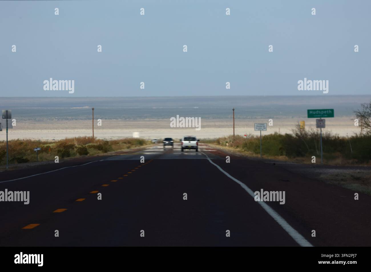 Salt Flat, Texas, USA. 19th September, 2026. Highway US-62. Traffic on ...