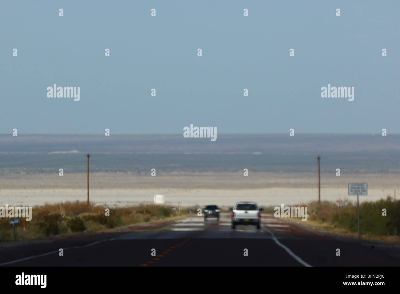 Salt Flat, Texas, USA. 19th September, 2026. Highway US-62. Traffic on ...