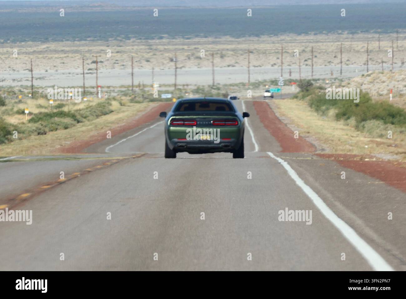 Salt Flat, Texas, USA. 19th September, 2026. Highway US-62. Traffic on ...