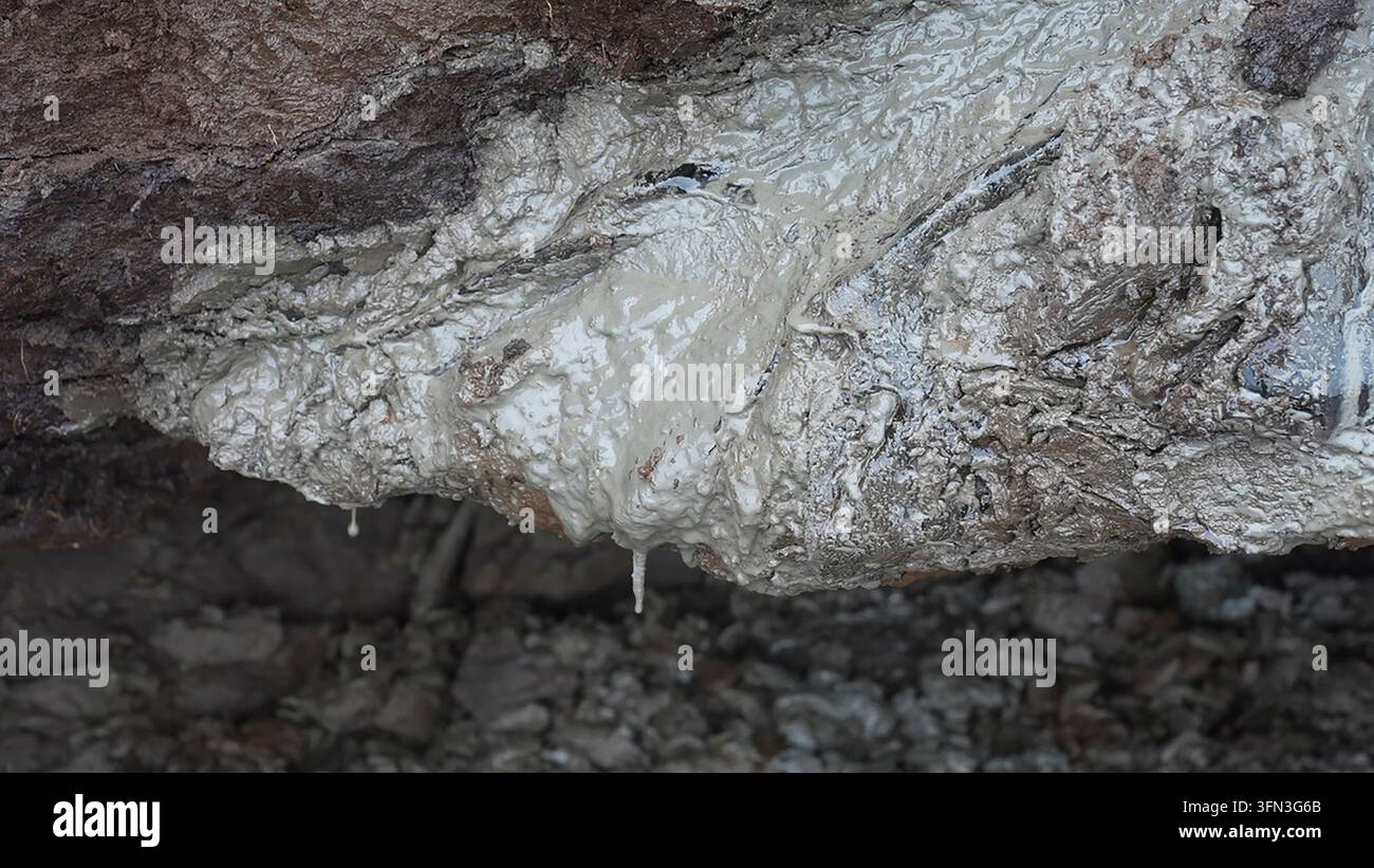 FILE - Permafrost melts on the coast in Newtok, Alaska, Aug. 16, 2024 ...