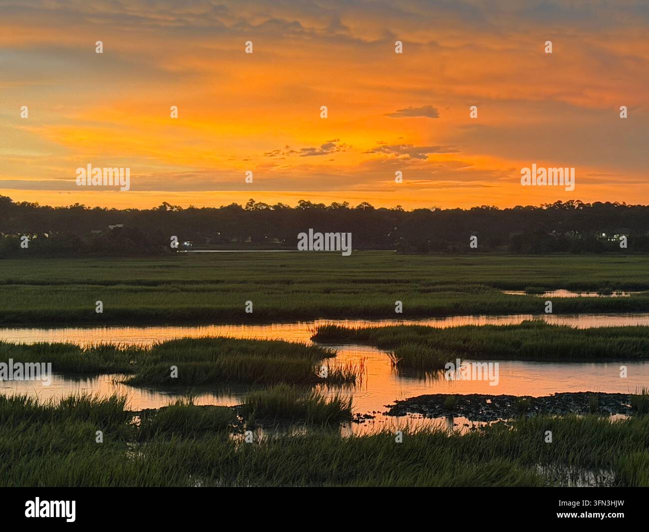 OIB Sunset - Smartphone Captured Stock Image