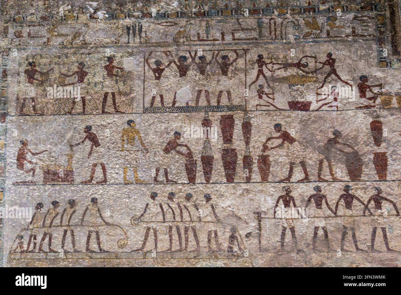 Im Grab Nummer 12 von Amenemhat aus der 12. Dynastie in der ...