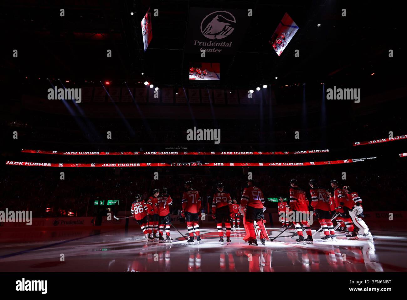 File Size Px New Jersey Devils center Jack Hughes (86) joins teammates on the ice ...