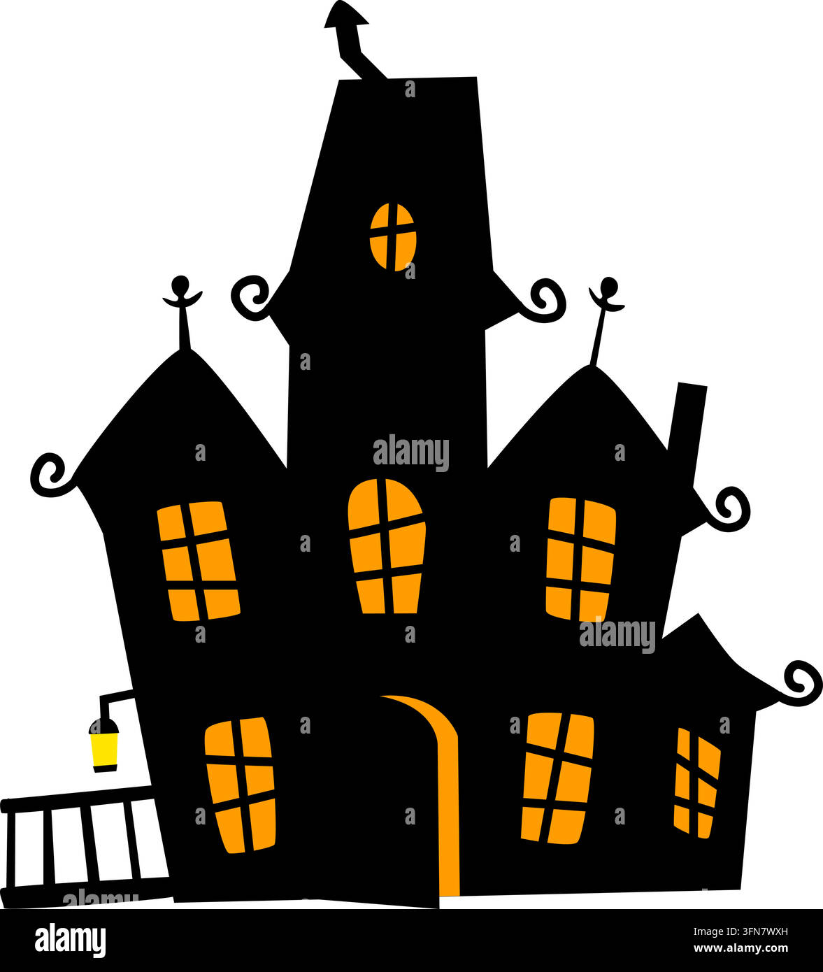 Autumn - Haunted House Stock Vector
