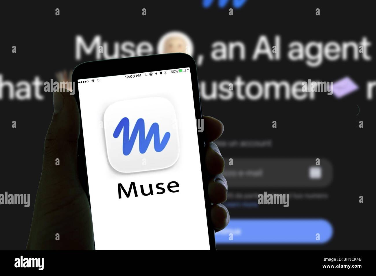 In this photo illustration, the Meta Muse AI agent app logo is seen ...