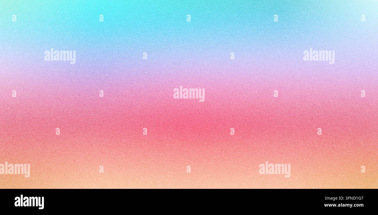Colorful grainy gradient creating soft pastel background texture Stock Photo