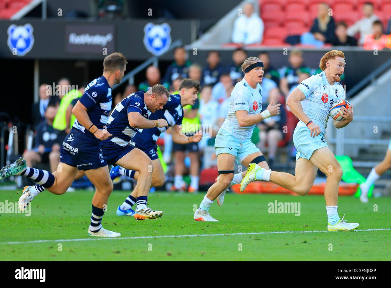 Process Line Break In 3rd October 2026; Ashton Gate Stadium, Bristol, England; English ...