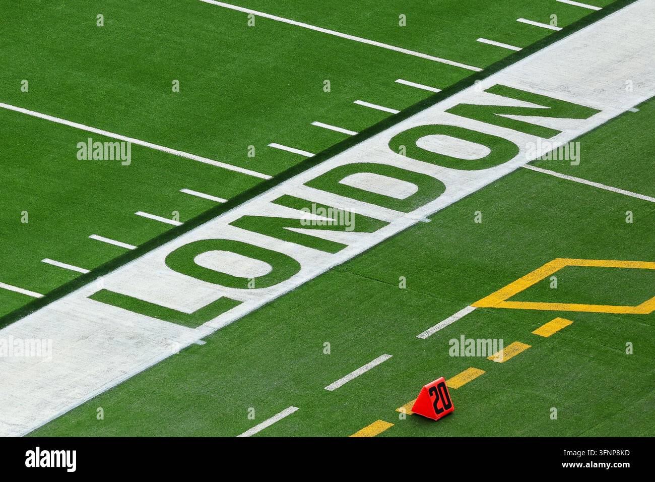 Commanders Stadium Lettering 4th October 2026; Tottenham Hotspur Stadium, London, England; NFL ...