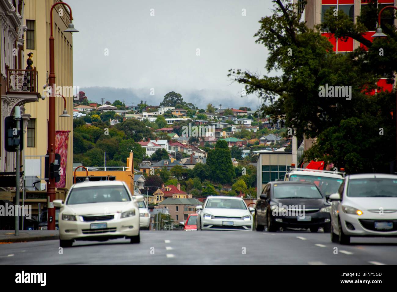 Residential Houses in Hobart - Australia Stock Photo - Alamy