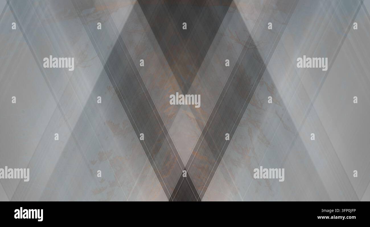Minimalist abstract composition featuring intersecting marble textures. Stock Photo