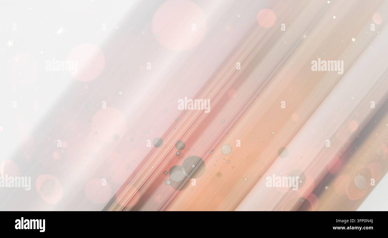Minimalist light flare composition. Stock Photo