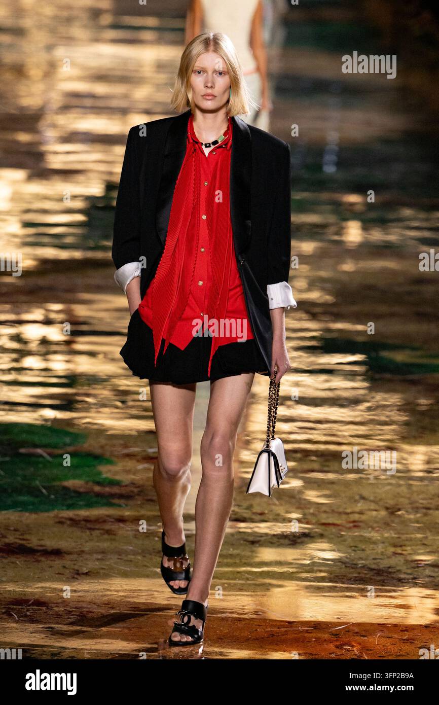 Models walk the runway during the Chanel Womenswear Spring/Summer 2027 ...
