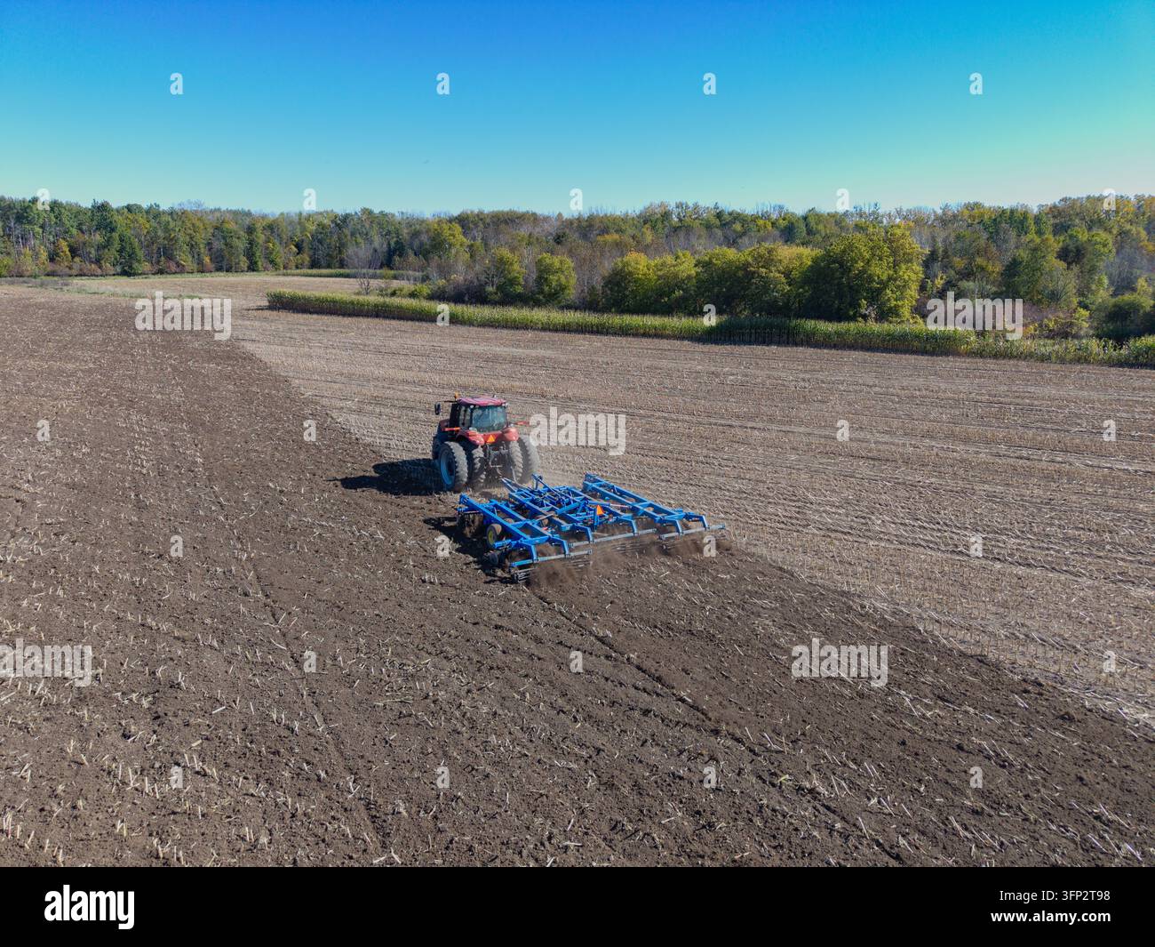 Vector Viewpoint Example Gregorville, Wisconsin, United States - 05 October 2026: Aerial view of ...